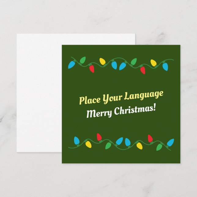 Mall för världsspråk (Fram/baksida)