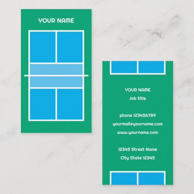 Mall för visitkort för biljettbuss (Fram/baksida)