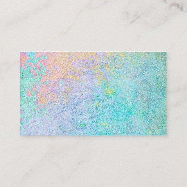 mall för visitkort med blå anpassningsbar, störd (Baksida)