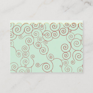 Mall för visitkort placeringskort