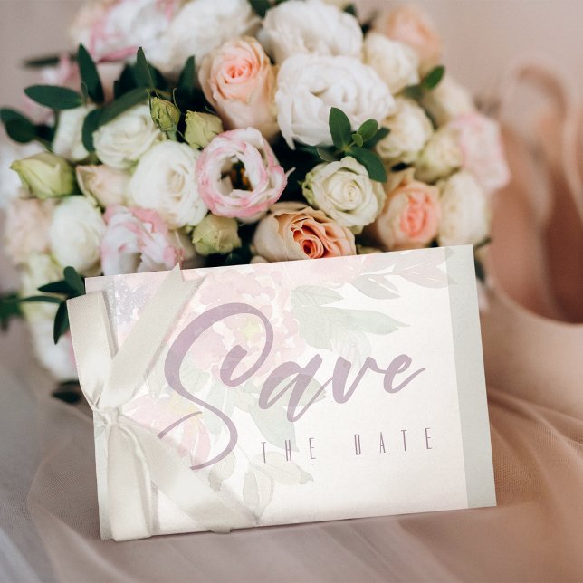 Mall för vykort för spara datum meddelande (Save the Date Announcement Postcard Template)