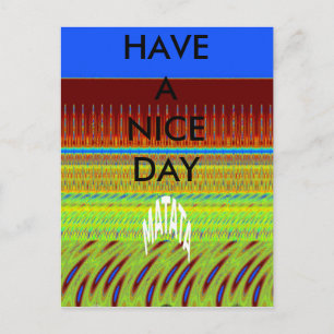 Mall för vykort-Vågrät Vykort