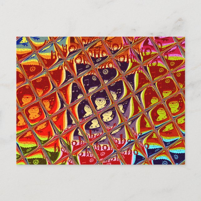 Mall för vykort-Vågrät Vykort (Framsida)