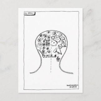 Mall för vykort-Vågrät Vykort