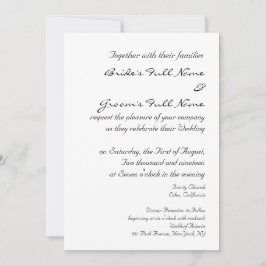 MALL FÖR WEDDING-INVITATION