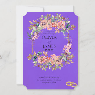MALL FÖR WEDDING INVITATIONS ONLINE MED gräns