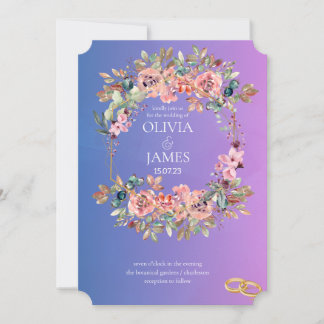 MALL FÖR WEDDING INVITATIONS ONLINE MED gräns