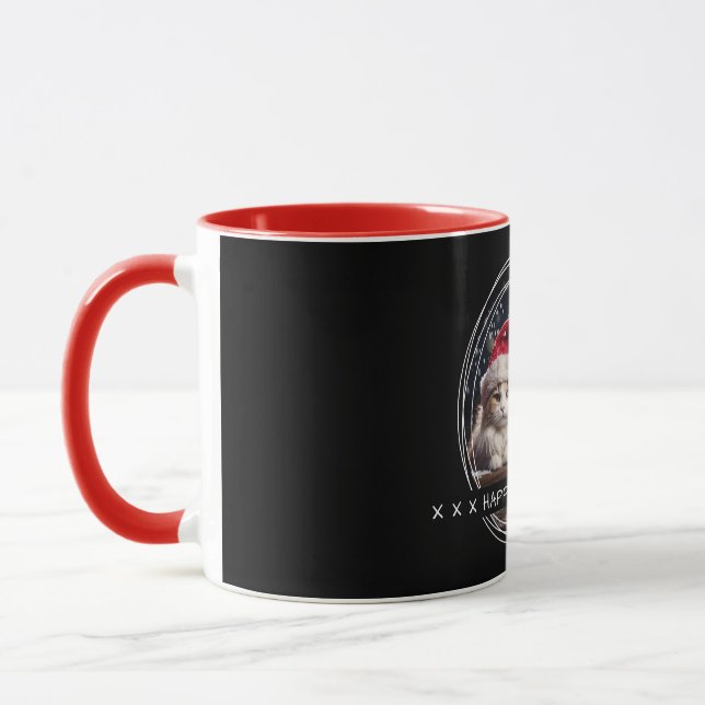 Mall Foto Meddelande Minnessak Högtider Svart C00 Mugg (Vänster)