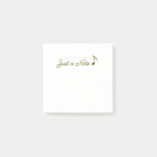 Mall-Guld Music Note Post it Post-it Block