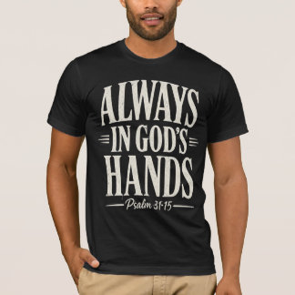 Mall Ivory Text T-Shirt Alltid I Guds Hand
