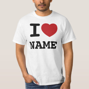 MALL - jag älskar (hjärta)…, Skräddarsy detta Tee