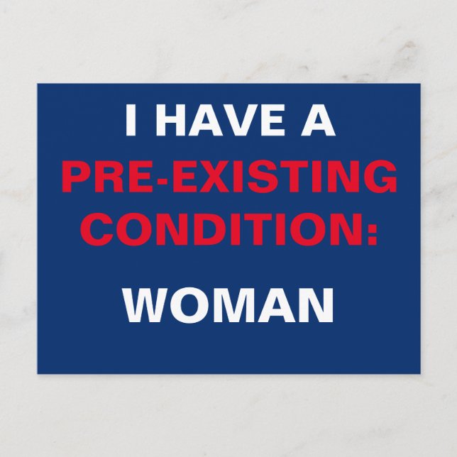 Mall jag har en befintlig TrumpCare-Villkor Vykort (Framsida)