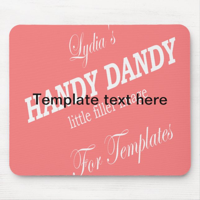 Mall Mousepad - Behålla Musmatta (Framsidan)