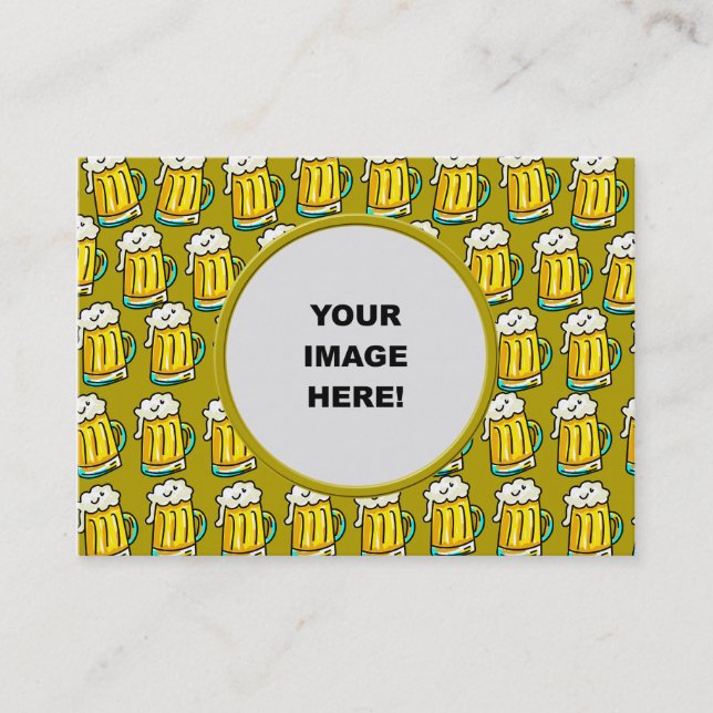 Mall ölgräns visitkort (Framsida)