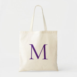Mall Tote Bag Initial Brev Monogrammed Tygkasse