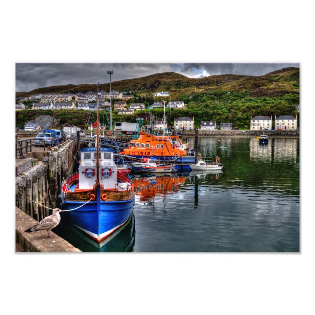 Mallaig, Scotland Photo print Fototryck (Framsidan)