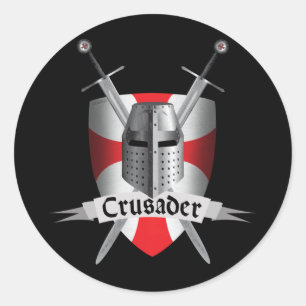 Mallar - Crusader-Arm Runt Klistermärke