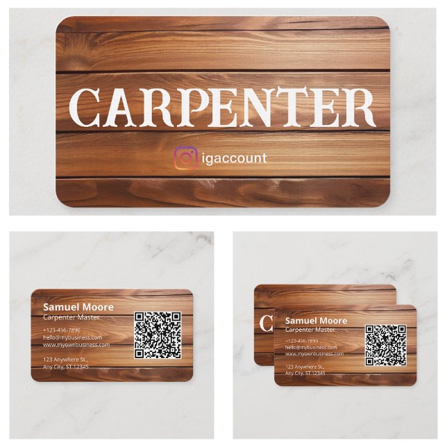 Mallar Design Träbearbetning Professionell Visitkort (Templates Design Woodworking Professional Business Card
)