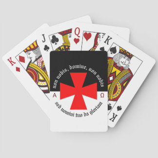 Mallar Knight Alpha-Omega Non Nobis Domine Casinokort
