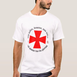 Mallar Knight Alpha-Omega Non Nobis Domine T Shirt