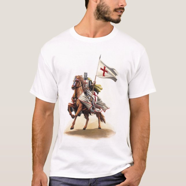 Mallar Knight Crusader T-Shirt (Framsida)