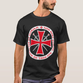 Mallar Kor non Nobis Domine Crusader Knight's T Shirt