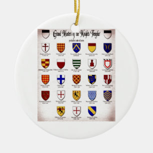Mallar Master Heraldry Julgransprydnad Keramik