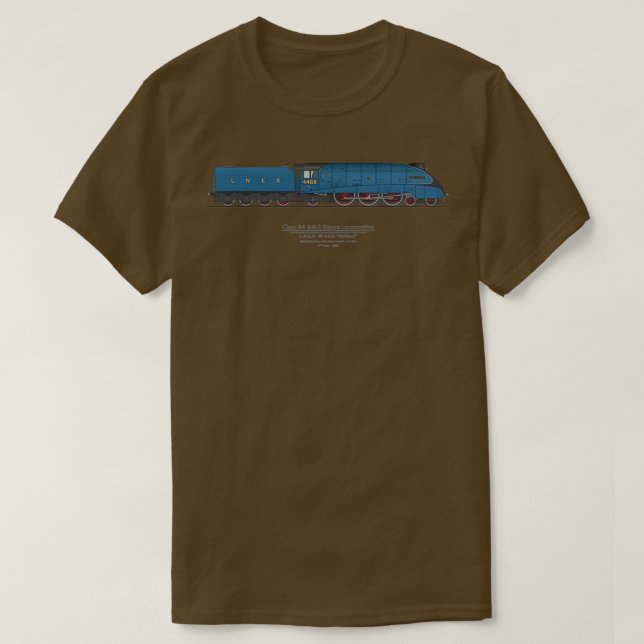 Mallard 1938 Speed Record 126 MPH 1 T Shirt (Design framsida)