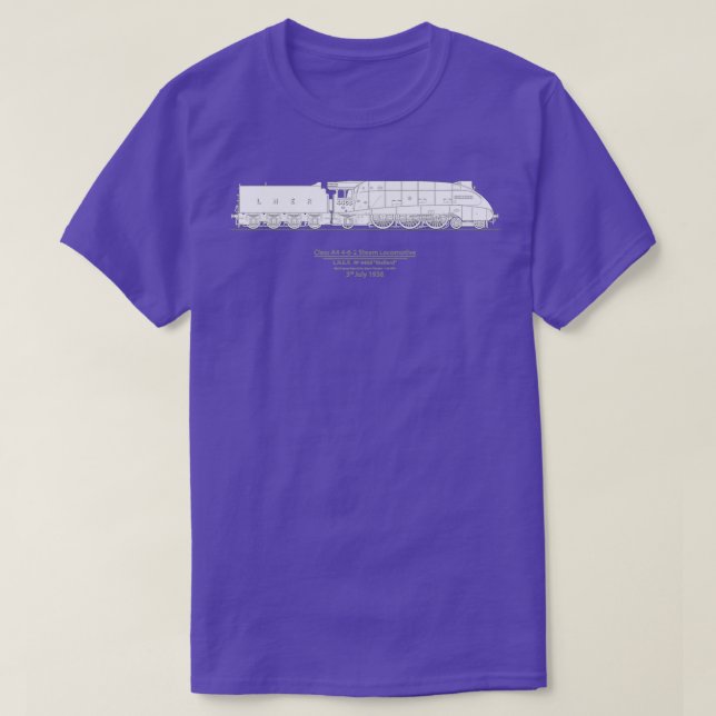 Mallard 1938 Speed Record 126 MPH T Shirt (Design framsida)
