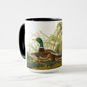 Mallard Anka av John James Audubon Mugg