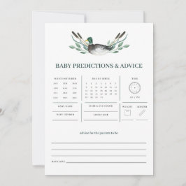 Mallard Anka Baby Predictions and Advice Game