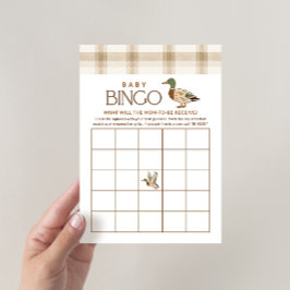Mallard Anka Baby Shower Bingo Spel