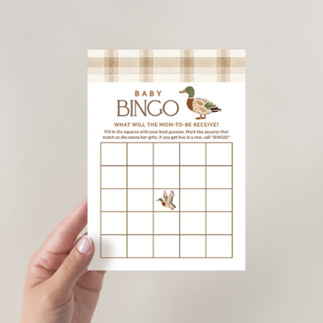 Mallard Anka Baby Shower Bingo Spel (Skapare uppladdad)