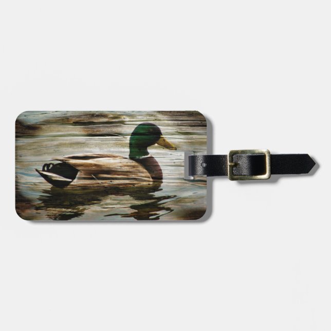 Mallard Anka Bagagebricka (Horisontell Framsida)