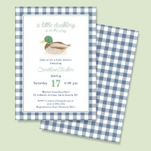 Mallard Anka Blue Play Hunting Baby Shower