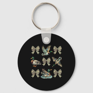 Mallard Anka Camouflage Camo Bow Anka Hunting Girl Nyckelring