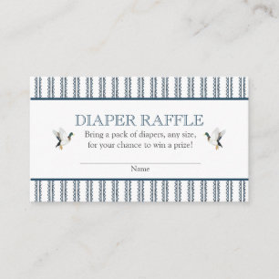 Mallard Anka Diaper Raffle babydusch Tilläggskort