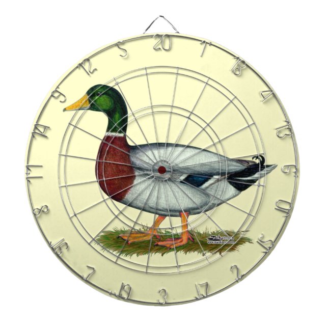 Mallard Anka Drake Darttavla (Framsidan)