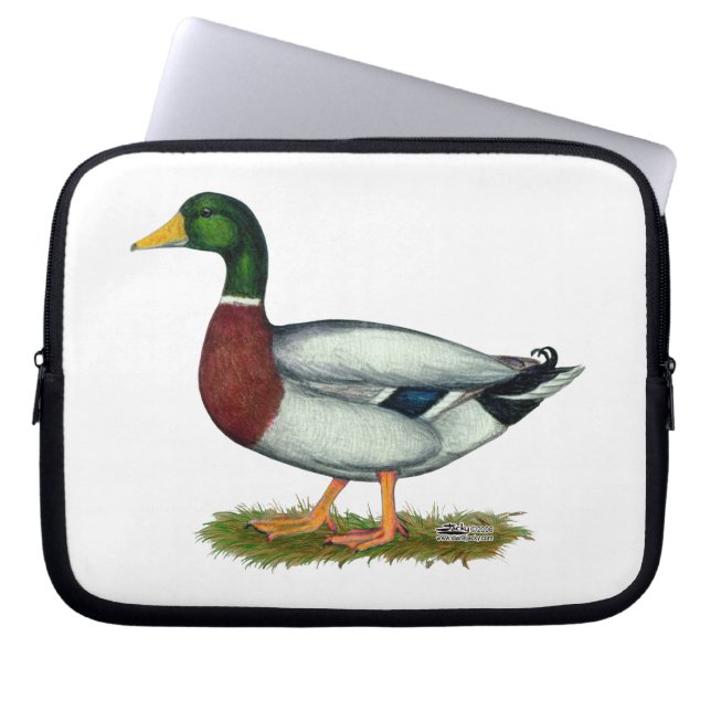 Mallard Anka Drake Laptop Fodral (Framsidan)