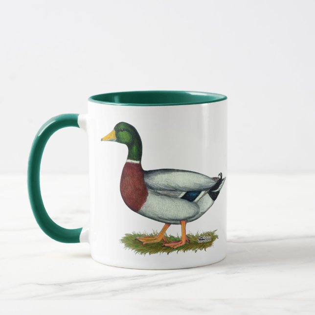 Mallard Anka Drake Mugg (Vänster)
