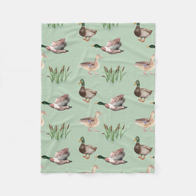 Mallard Anka Hunting Blanket Fleecefilt (Framsidan)
