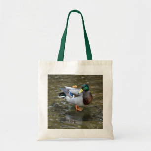Mallard Anka i Bäck Tote Bag Tygkasse