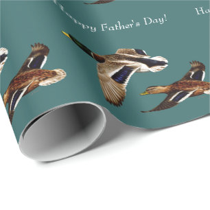 Mallard Anka i Flight Teal Presentpapper