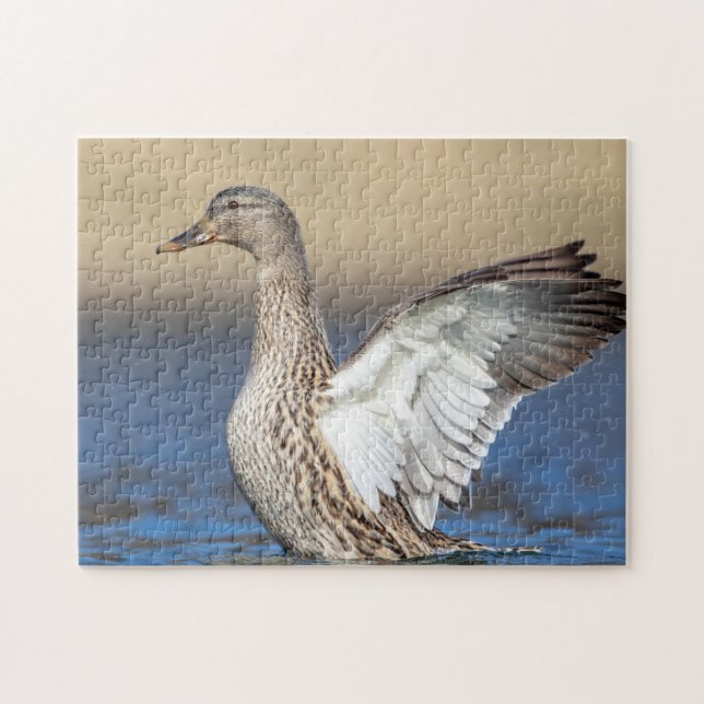 Mallard Anka i Hudson Valley Pussel (Horisontell)