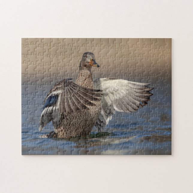 Mallard Anka i Hudson Valley Pussel (Horisontell)