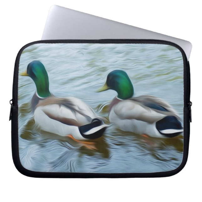 Mallard Anka Laptop Sleeve (Framsidan)