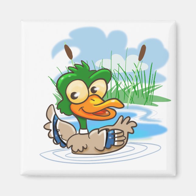 Mallard Anka Magnet (Framsidan)