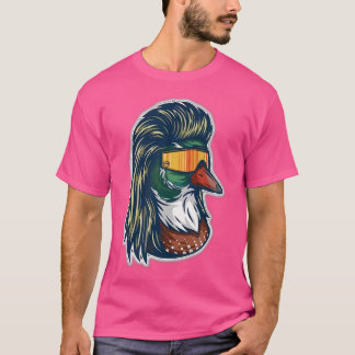 Mallard Anka med mullet Glass Hunting T Shirt