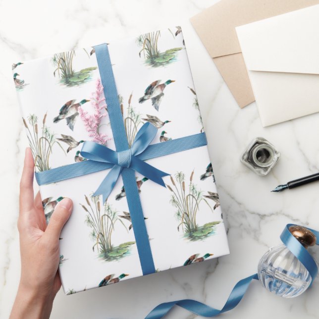 Mallard Anka och Cattails Presentpapper (Gifting)