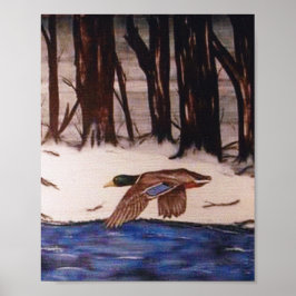 Mallard Anka på Uppdrag Poster